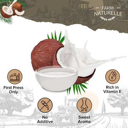 Extra Virgin Coconut Oil - Pure and Edible for Cooking