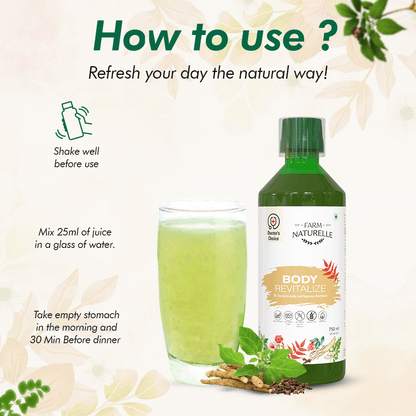 Body Revitalizer Juice – Ayurvedic Formula for Energy and Vitality