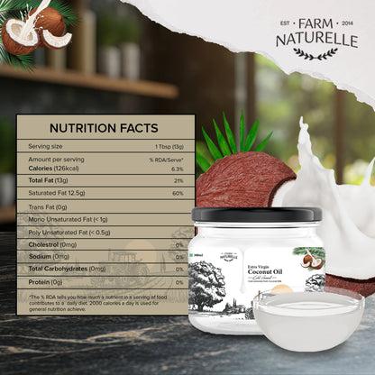 Extra Virgin Coconut Oil - Pure and Edible for Cooking