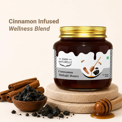 Farm Naturelle Cinnamon Shilajit Honey 400g