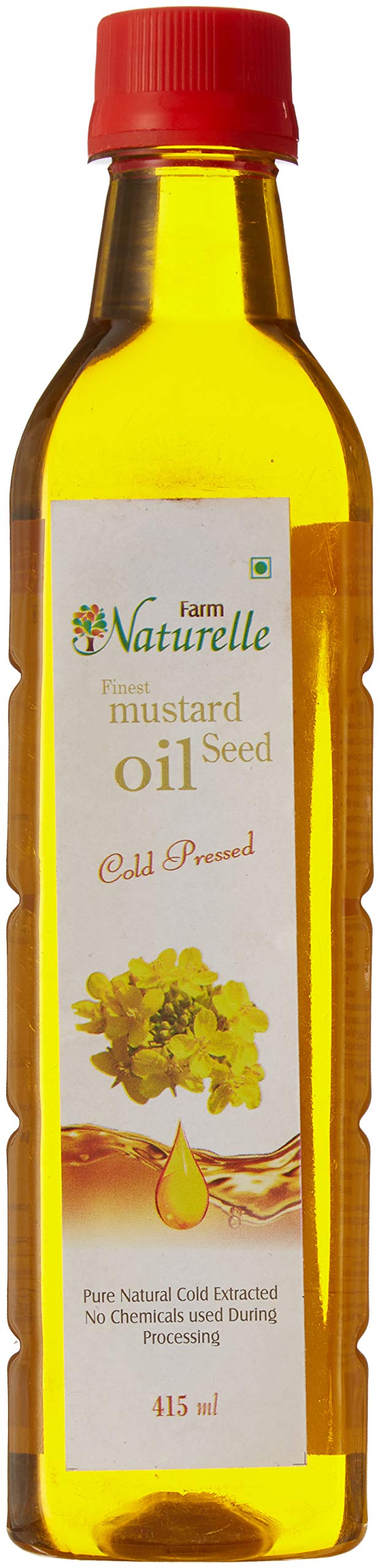 Farm Naturelle Virgin Cold Pressed Yellow Mustard Seed Cooking Oil (2LTR)