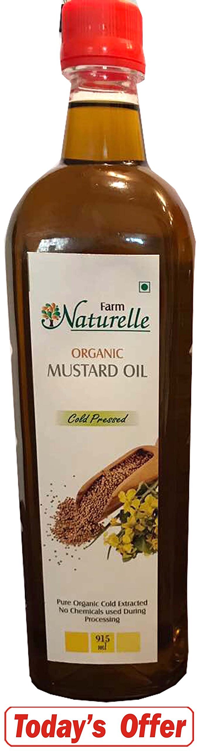 Farm Naturelle Virgin Cold Pressed Yellow Mustard Seed Cooking Oil (2LTR)