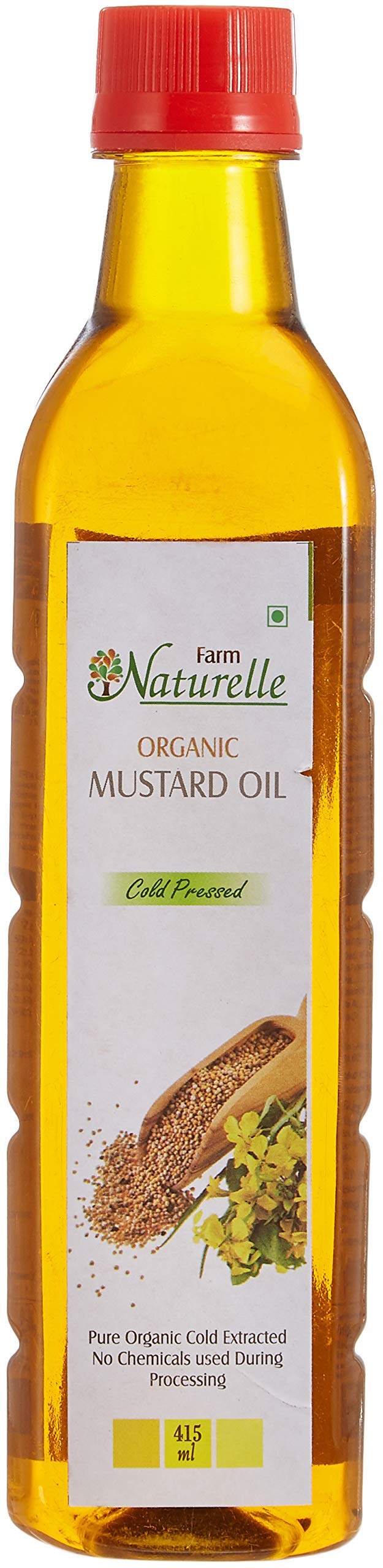 Farm Naturelle Virgin Cold Pressed Yellow Mustard Seed Cooking Oil (2LTR)