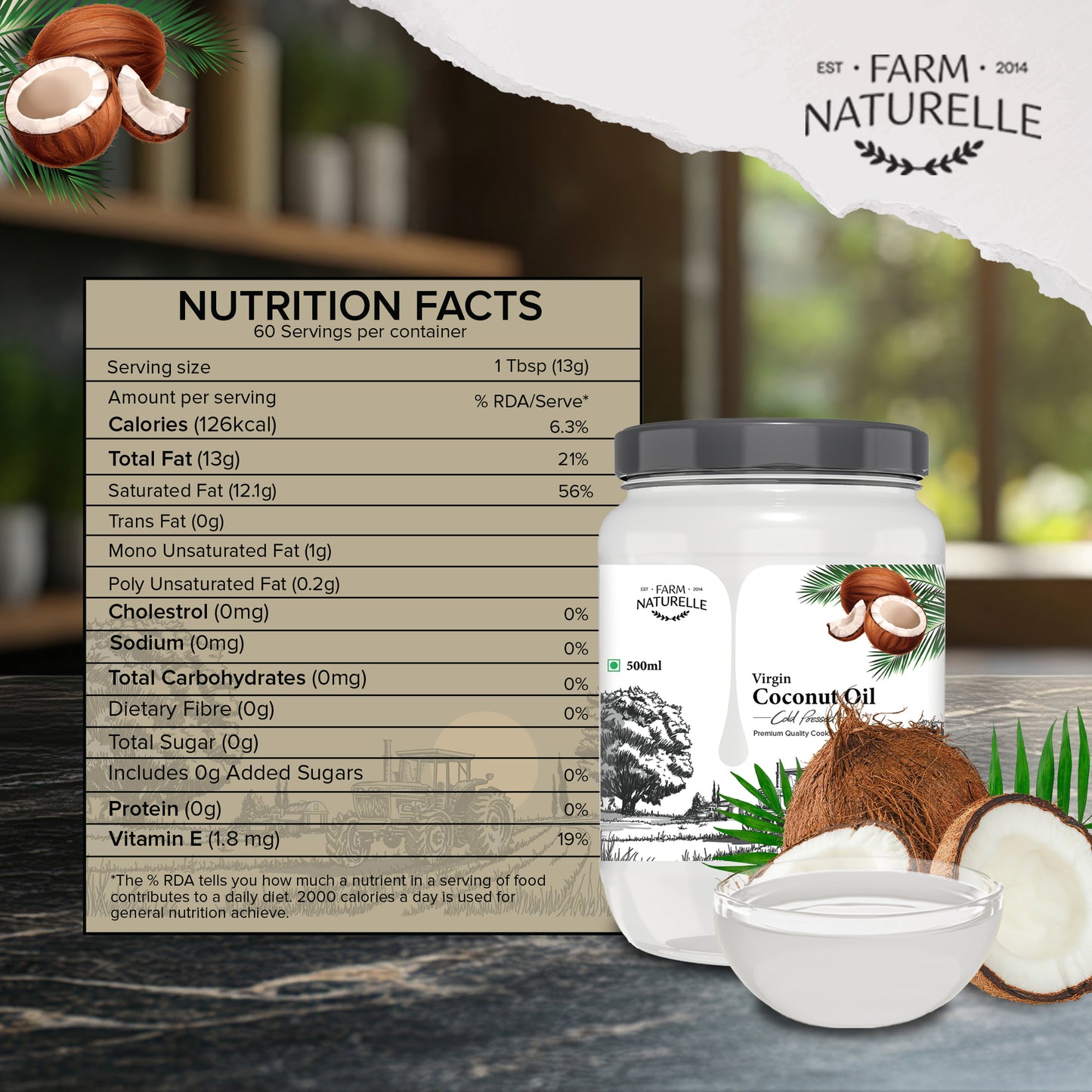 Pure Cold Pressed Coconut Oil – Fresh from Nature to You