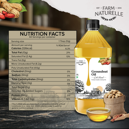 Cold Pressed Groundnut Oil – Pure & Natural for Cooking Oil