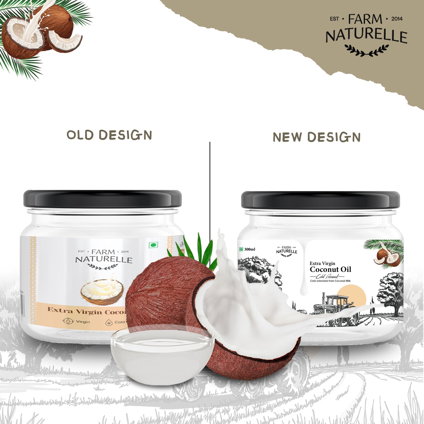 Extra Virgin Coconut Oil - Pure and Edible for Cooking