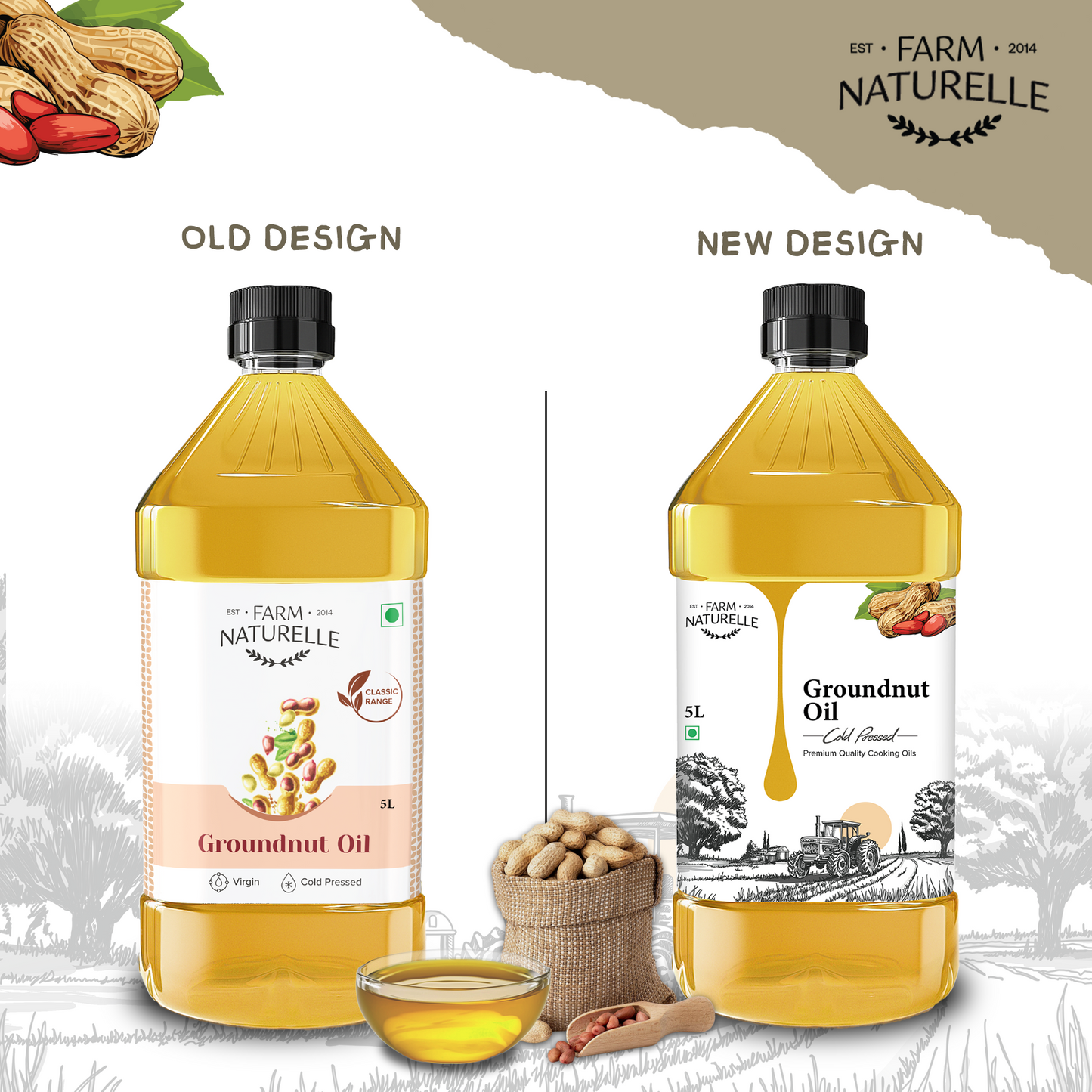 Cold Pressed Groundnut Oil – Pure & Natural for Cooking Oil