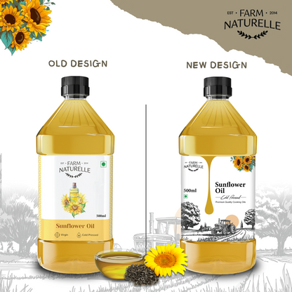 Pure Sunflower Cold Pressed Oil | Healthy Cooking Oil