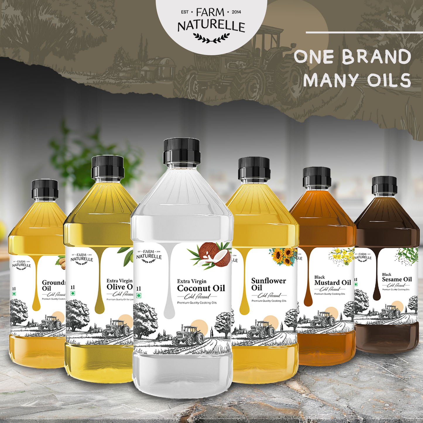 Pure Mustard Oil | Wood-Pressed Yellow Mustard Oil