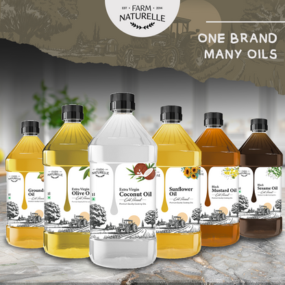 Pure Mustard Oil | Wood-Pressed Yellow Mustard Oil