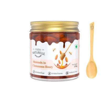 Almond in Cinnamon Honey - Farm Naturelle 