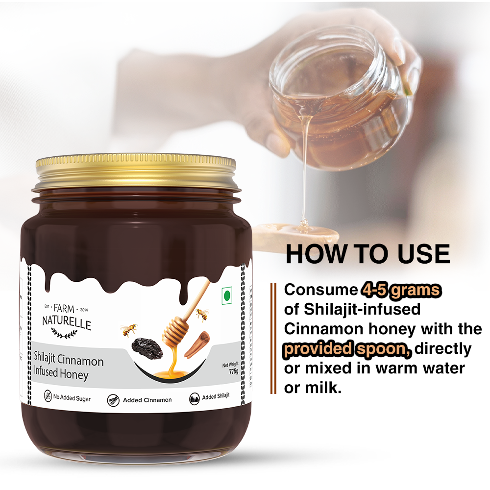 Shilajit Honey – Natural Boost for Strength and Stamina, 55g Jar