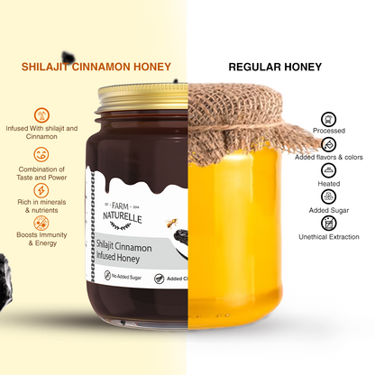 Shilajit Honey – Natural Boost for Strength and Stamina, 55g Jar