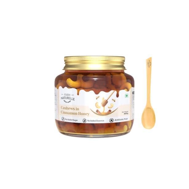 Cashew in Cinnamon Honey - Farm Naturelle 