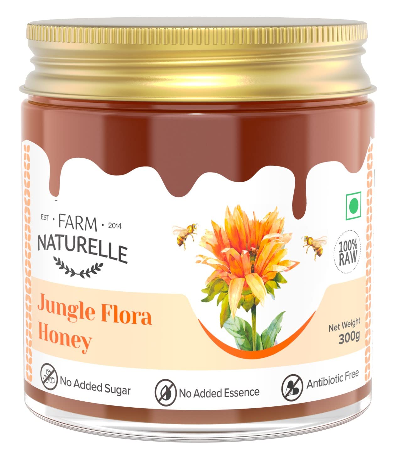 Farm Naturelle Honey Value Combo featuring Tulsi and Jungle Honey trio, showcasing jars of honey in natural packaging, highlighting the purity and benefits of these organic honeys.