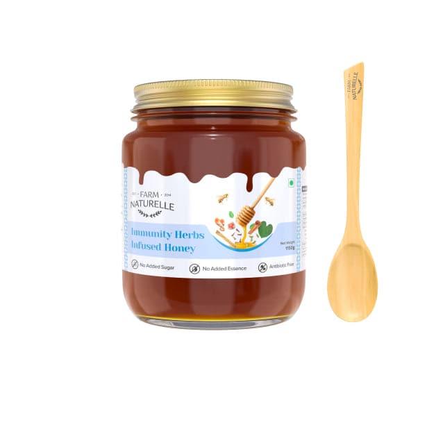 Immunity Herbs Infused Honey - Farm Naturelle 