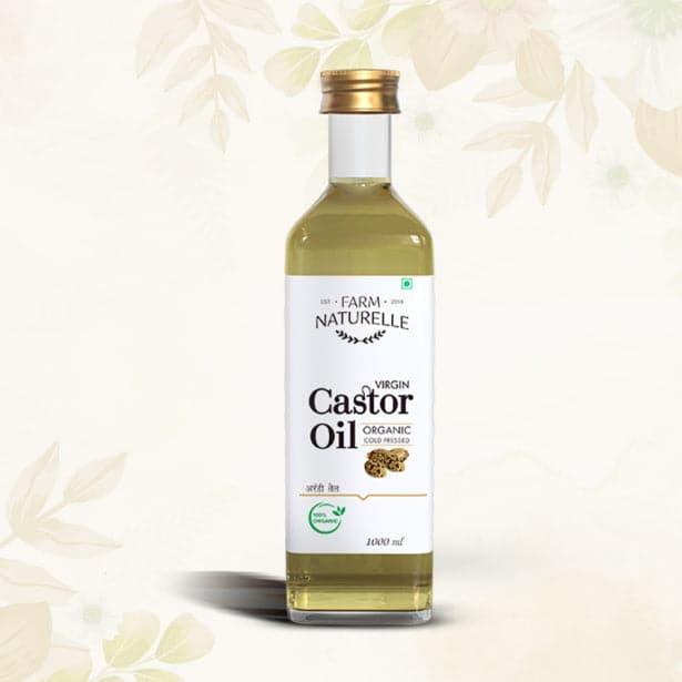 100% Pure Natural Organic Castor Seed Oil (Hindi-Arandi Oil) - Farm Naturelle 