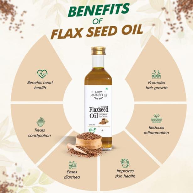 Flax Seed Oil - Farm Naturelle 