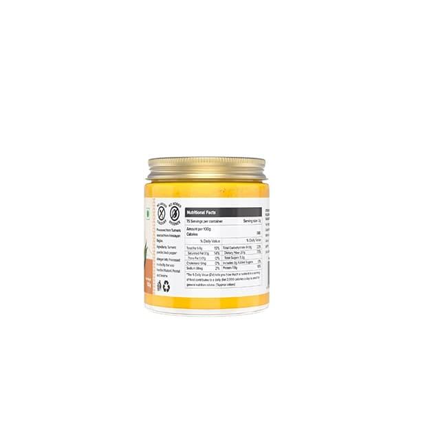 Pure Himalayan Mountain Turmeric (Curcumin) with Black Pepper (Peperine) Powder - Farm Naturelle 