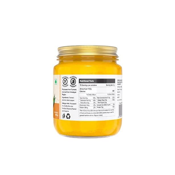 Pure Himalayan Mountain Turmeric (Curcumin) with Black Pepper (Peperine) Powder - Farm Naturelle 