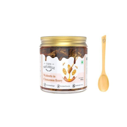 Walnut in Cinnamon Honey - Farm Naturelle 