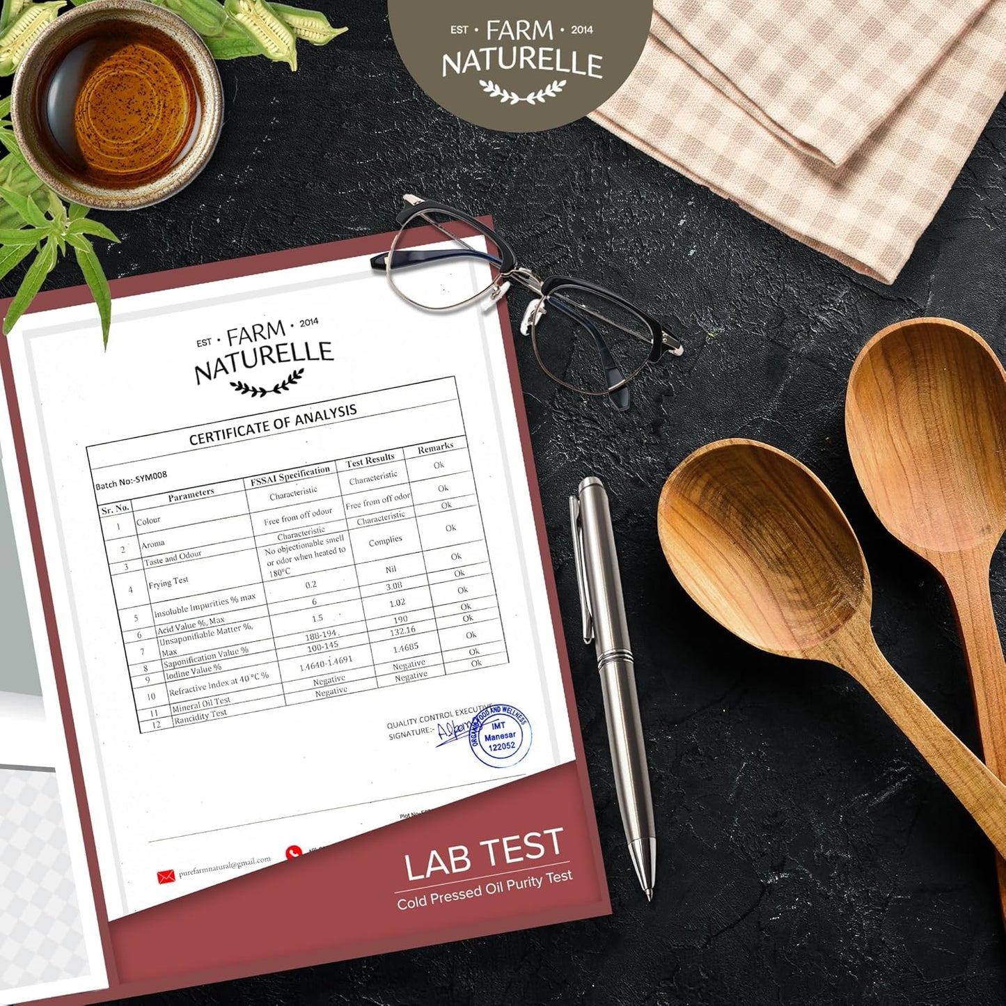 Farm Naturelle - Virgin Cold Pressed Sesame/Gingelly Oil | Virgin, Chekku/Ghani Cooking Oil